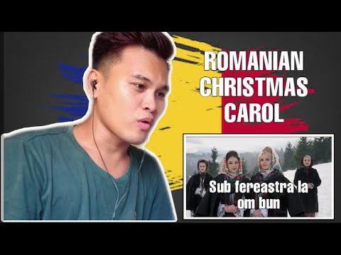 Sub fereastra la om bun II Romanian Christmas Carol?|| Romanian Music Reaction