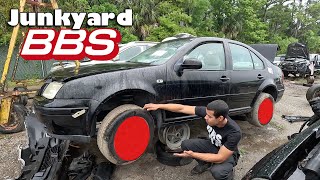 Saving A Set Of BBS Wheels From The Junkyard!