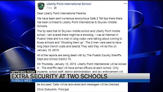 Two Pueblo West schools add extra security following reported threats