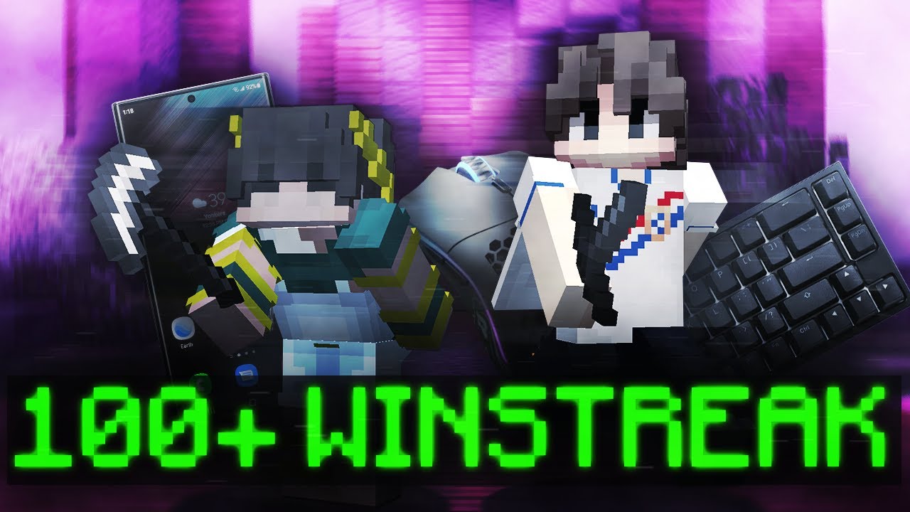 I Played Hive Bedwars With The BEST MOBILE Player...