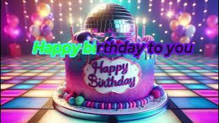Happy Birthday – Disco Pop Karaoke Version | Sing Along Birthday Party !