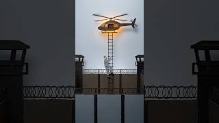 He escaped prison by helicopter. Three times. #Shorts