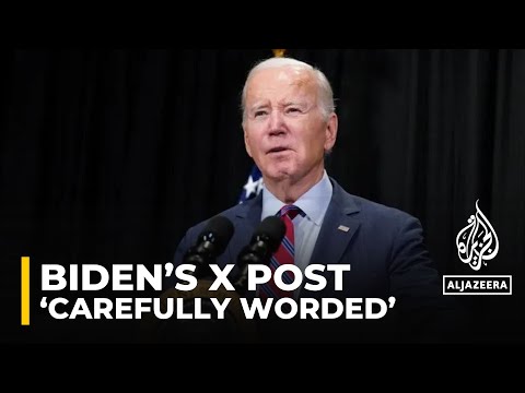 Biden post ‘carefully worded’ but hints at shift: aj correspondent