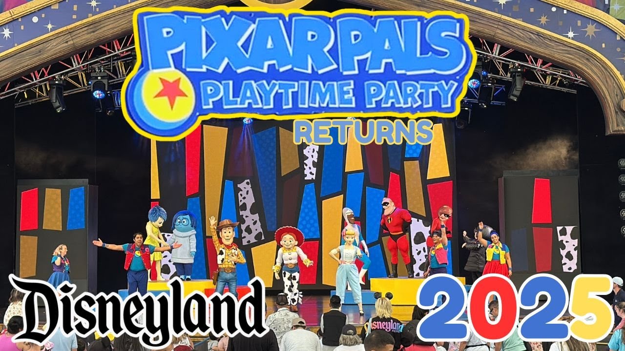 Pixar Pals Playtime Party RETURNS (2025) | Disneyland Park