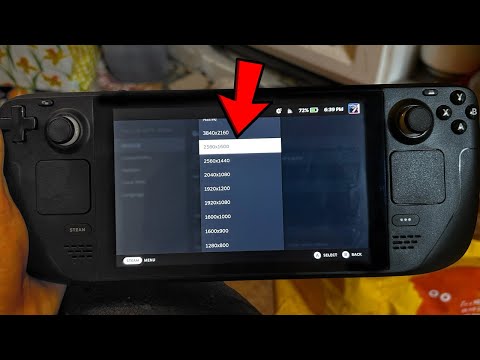How To Change Steam Deck Resolution / Screen Size! (Docked / Portable Mode)