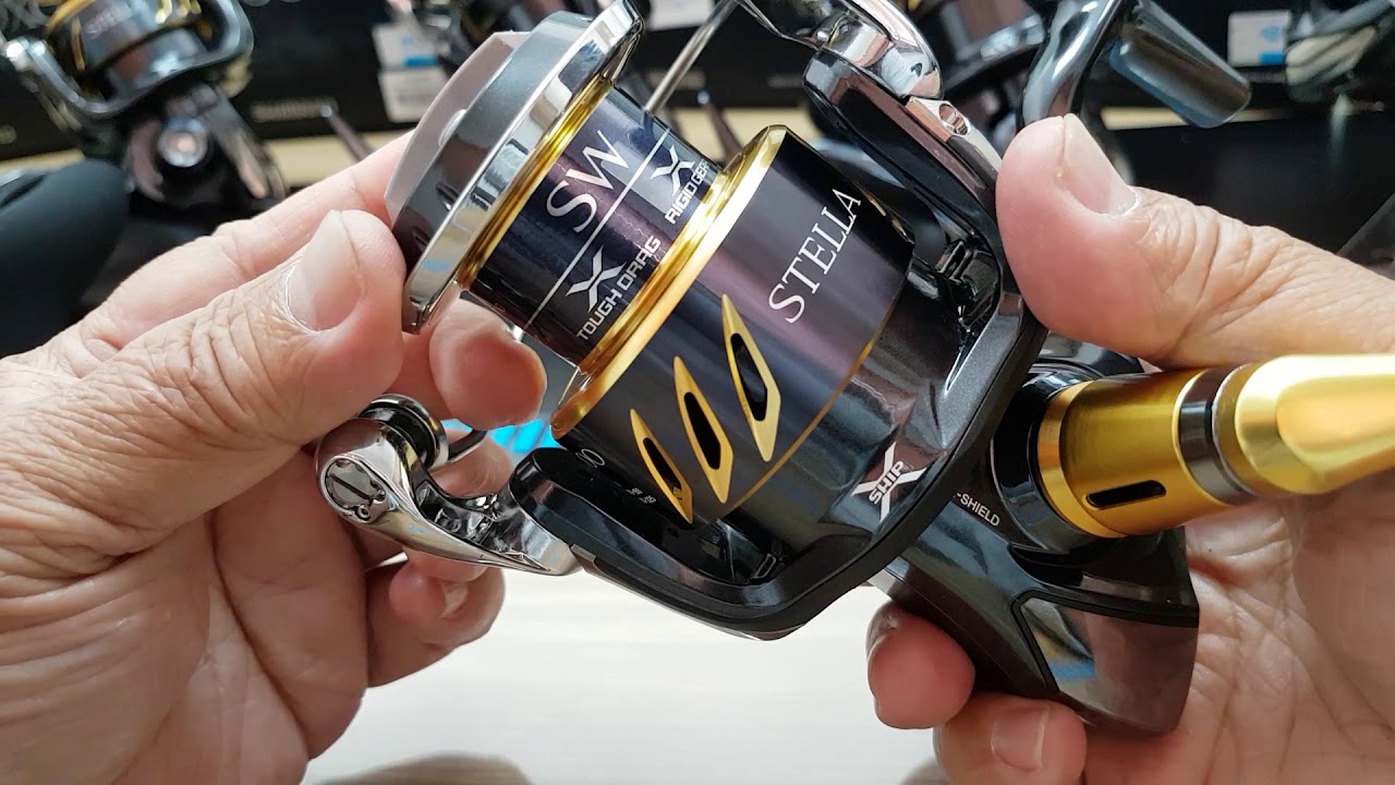 molinete shimano stella 20 SW 4000XG Stella SW boasts a highly rigid metal construction for improved impact resistance and less body flex Molinete Shimano Stella C5000 Xg