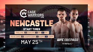 🔴 LIVE NOW Cage Warriors 172 Prelims | Main Card is LIVE at 12:30pm PT on UFC FIGHT PASS!