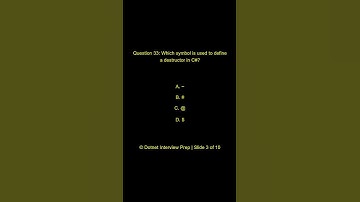 Dot Net Programming Questions   | C# Collections & Generics Practice Quiz | Part 4 - Question 3