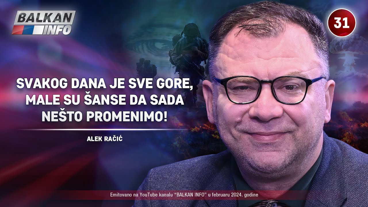 INTERVJU: Alek Račić - Svakog dana je sve gore, male su šanse da sada ...