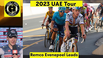 Remco Evenepoel Leads | 2023 UAE Tour | Stage 3
