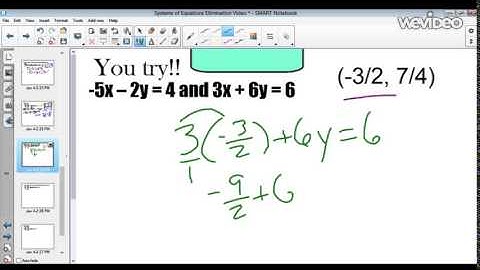 Systems of Linear Equations: Elimination Part 2