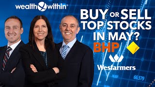 Buy or Sell Top Stocks WES, BHP and CBA in May? Plus, Top 10 Trading Secrets