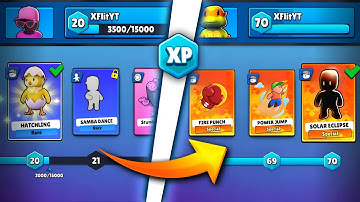 FASTEST WAY TO GAIN More XP And Level Up in Stumble Guys