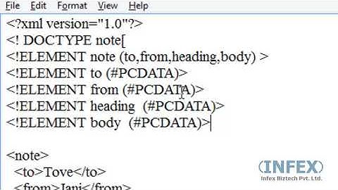 XML   10 internal dtd | how to learn xml programming language, web designing html