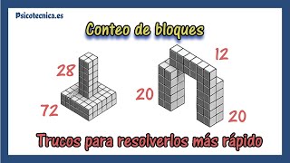 🔢 Block Counting Psychometric Test | with 20 explained exercises