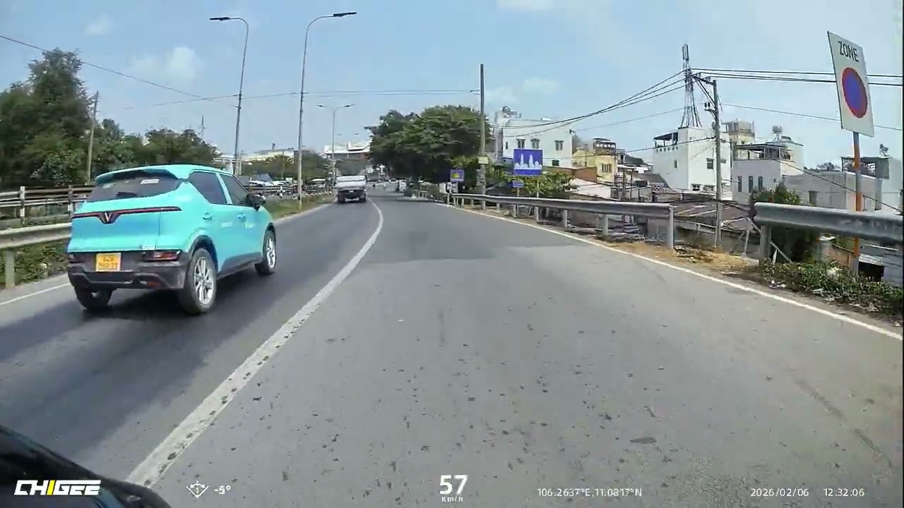 Chigee AIO-6 Max 주행영상 | 목바이 국경(Cửa khẩu Mộc Bài, Tây Ninh) - 호치민시(TPHCM) | #chigee  #오토바이 #오토바이투어