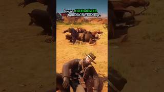 Was just roaming in RDR2, minding my own business, when…  #rdr2 #reddeadredemption2 #gamingshorts