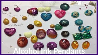 How to Alcohol Ink Pendants | RoseJayCreates