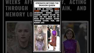 Daenerys Targaryen’s Real-Life Strength Will Shock You 😱🔥 | Emilia Clarke Story 💔