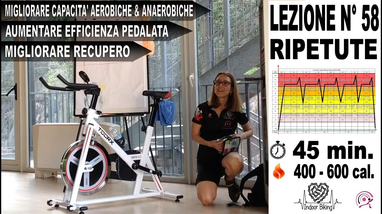 Lezione Spinning   Indoor Cycling Ripetute in salita Lez n 58
