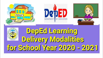DEPED LEARNING DELIVERY MODALITIES (2020)