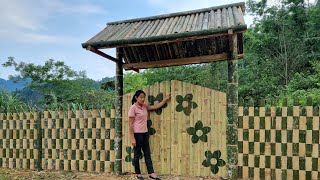 How To Build A Complete Bamboo Gate And Fence, Protect The Farm - P2