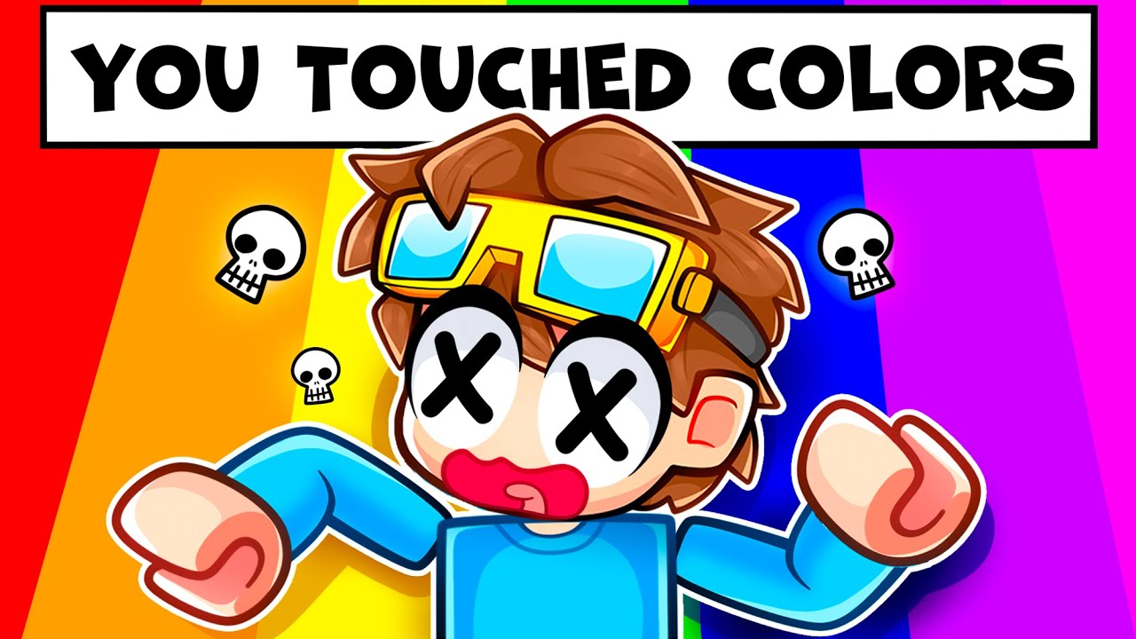 Roblox But We CAN'T TOUCH COLORS!