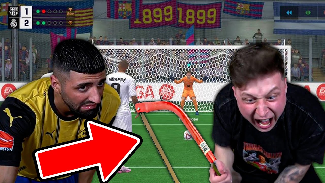 Jordan VERLETZT SICH beim EA FC 25 Match (alles zerstört)