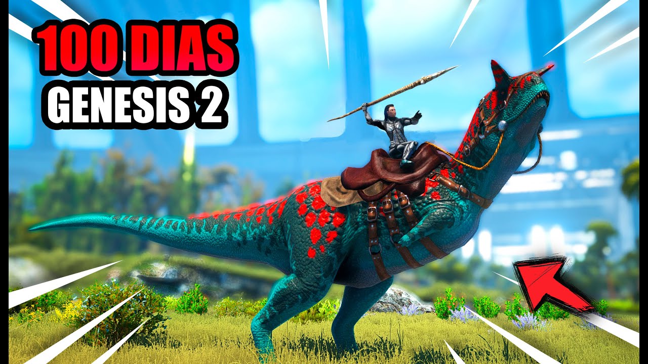 ¡SOBREVIVIENDO 100 DÍAS en ARK GENESIS 2! Ark Survival Evolved #2 - YouTube