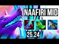 NAAFIRI vs IRELIA (MID) | 42K damage | NA Master | 25.24