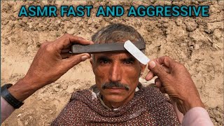 ASMR 100-Year-Old Traditional Shaving Style 💈 Fast but Smooth 😌