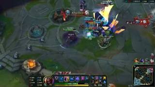 League Of Legends All Random URF Zed gameplay