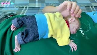 Dad Lulls Baby Monkey Lala Obediently To Sleep Well