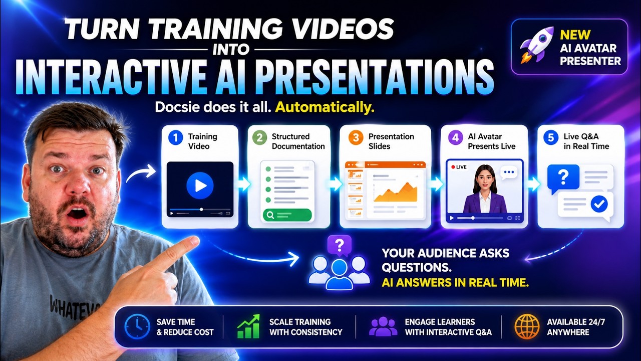 How to Turn Training Videos into Interactive AI Presentations