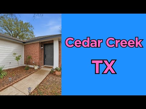 104 S Mockingbird Cir, Cedar Creek, TX home video tour