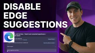 How to Disable Site and Search Suggestions in Edge (2026) | Step-by-Step