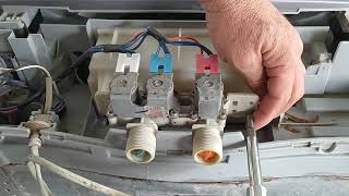 COMO CHECAR LAS ELECTROVALVULAS DE LAVADORA LG/como probar válvulas de entrada de agua de lavadora