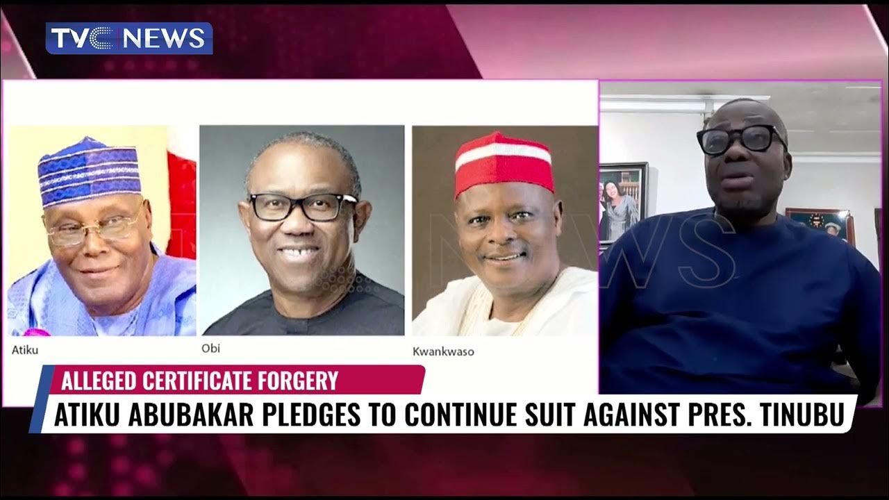 Lawyer, Monday Ubani Speaks On Tinubu’s Academic Record, As Atiku Vows No Retreat, No Surrender