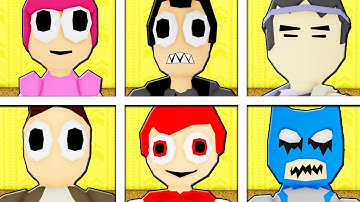 I FOUND ALL 5 NEW BACKROOMS MORPH LOCATIONS ! ROBLOX (HUMAN ALPHABET LORE MORPHS)