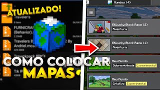 🌏UPDATED!! HOW TO ADD MAPS TO MINECRAFT ON MOBILE! NO ERRORS - MINECRAFT PE (MCPE) screenshot 4