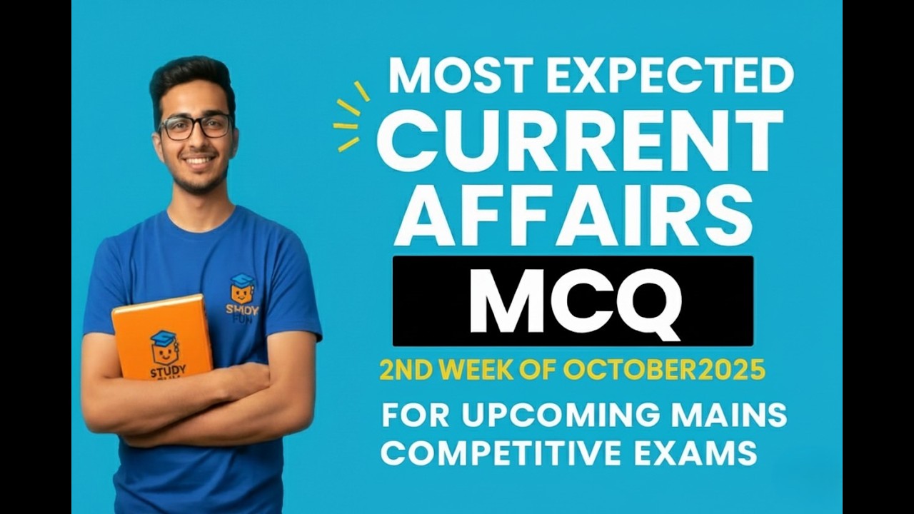 Expected MCQs from October 2nd Week - Current Affairs for Mains - IBPS ...