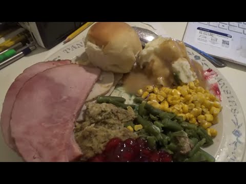 Having My Thanksgiving Dinner Soft Spoken ASMR