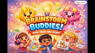 Brainstorm Buddies! How Ideas Are Born - Fun Creative Story for Kids | Imagination & Innovation