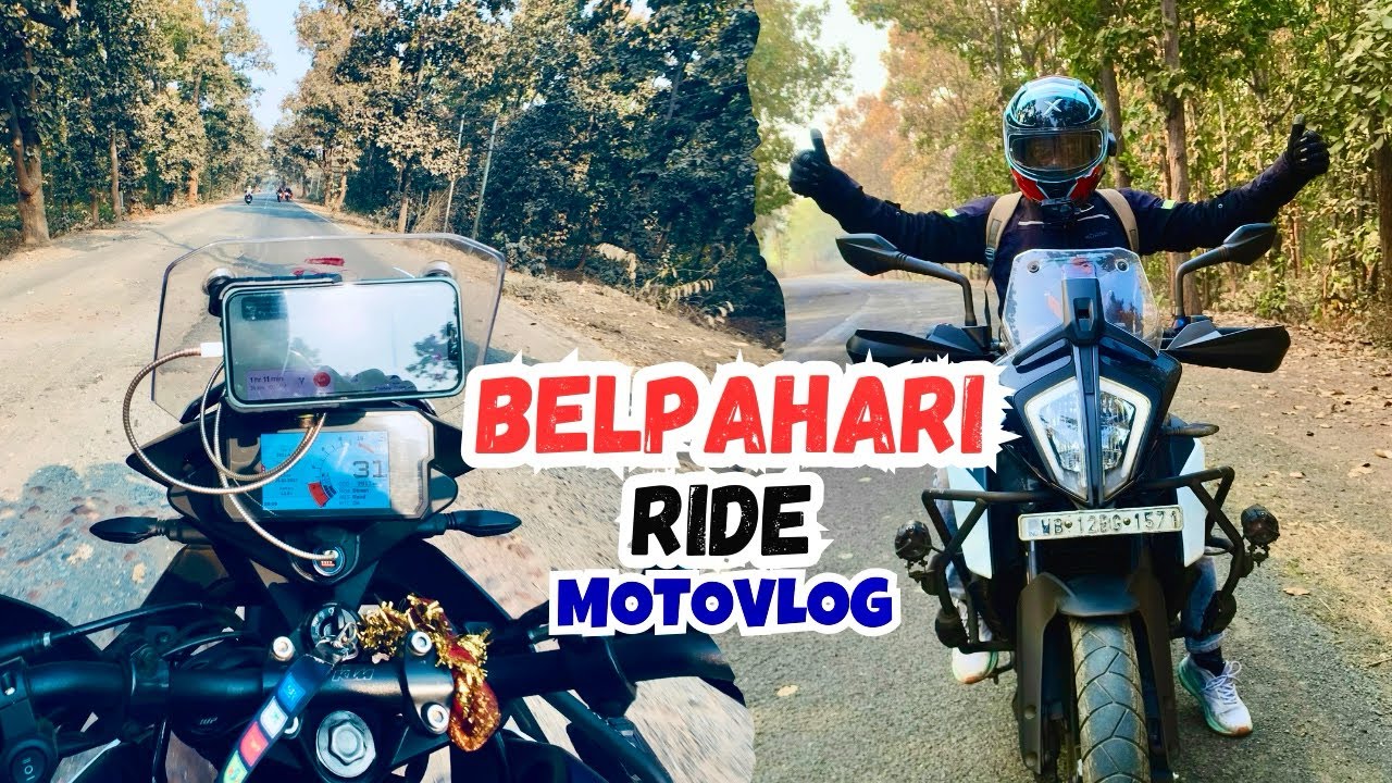 Belpahari Bike Ride With Motovlog /Lodhasuli Forest 🍃🌲