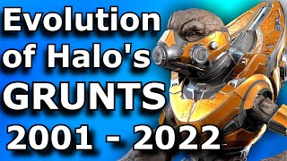 The Complete Evolution of Halo’s Grunts