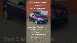Ford C-Max 1,5 CDTI Titanium LED Kamera Alu AHK abm.