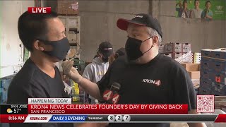 KRON4 gives back to the community with Founders Day celebration
