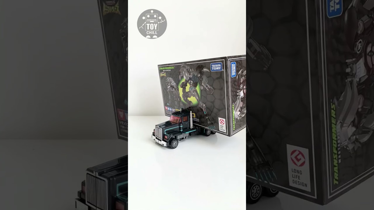 Transformers Masterpiece Beast Wars Dark Amber Lio Convoy Packaging Stop Motion 