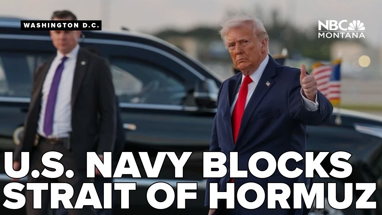 Trump announces U.S. Navy blockade of Strait of Hormuz after talks with ...