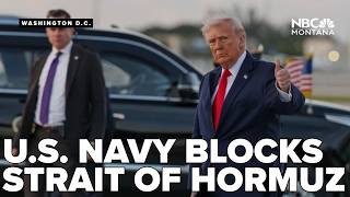 Trump announces U.S. Navy blockade of Strait of Hormuz after talks with Iran collapse